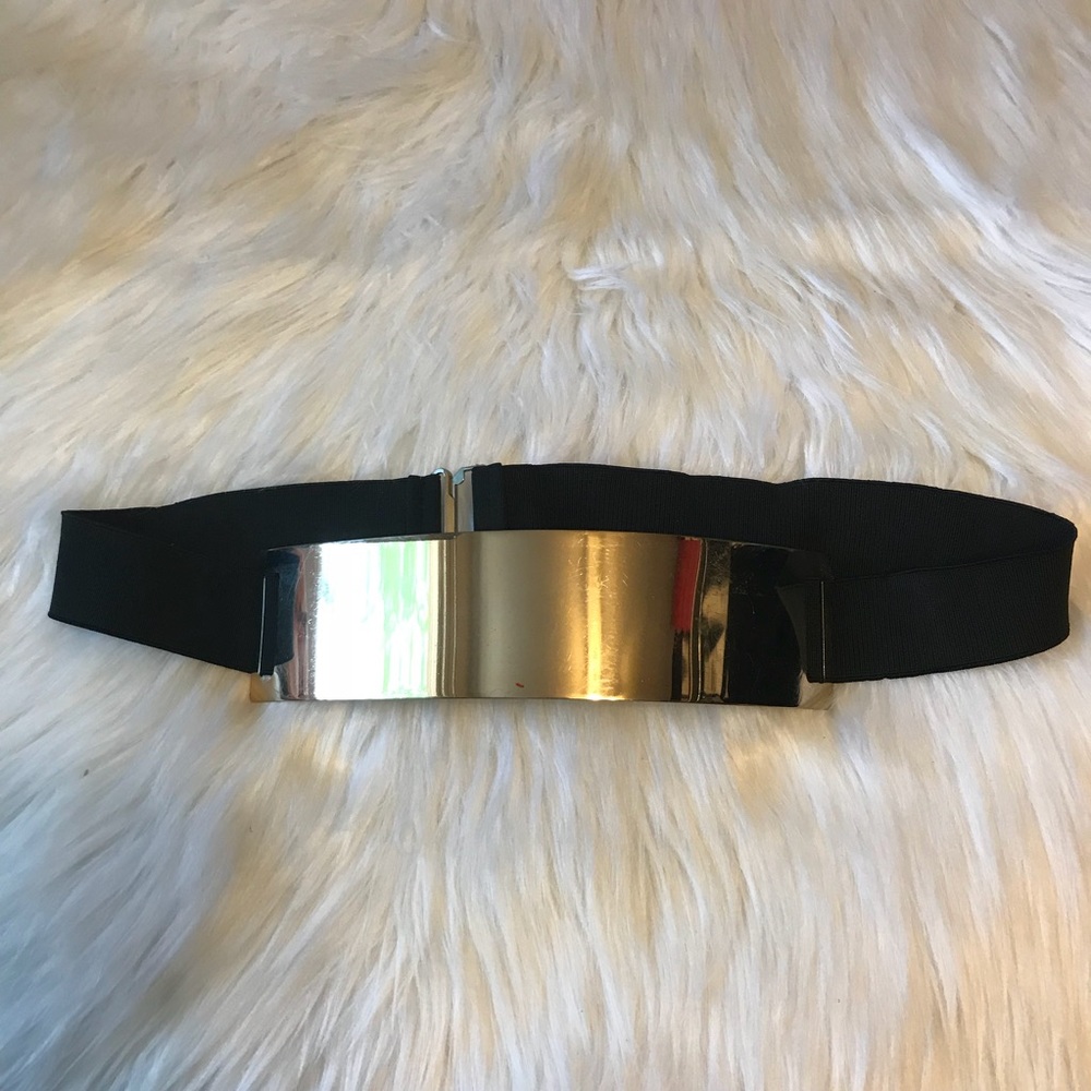 Gold bar waist belt